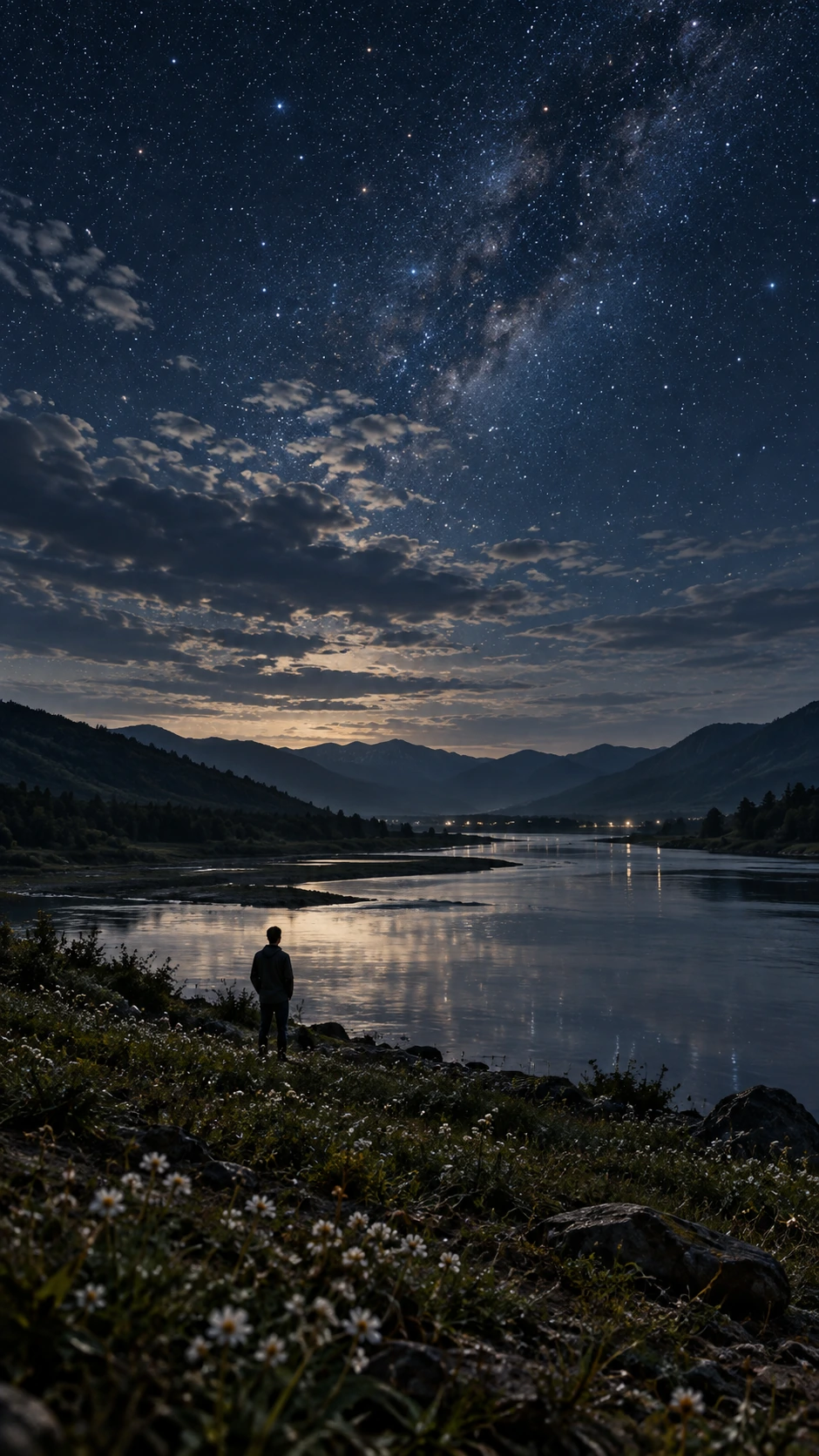 《星问》诗意插图